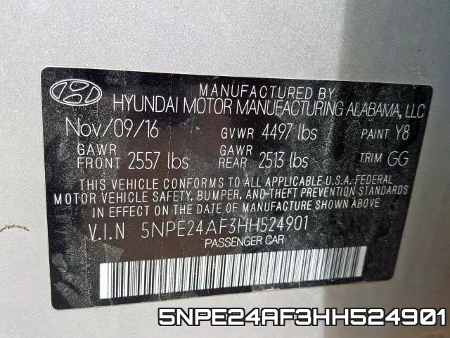 5NPE24AF3HH524901 фото 2