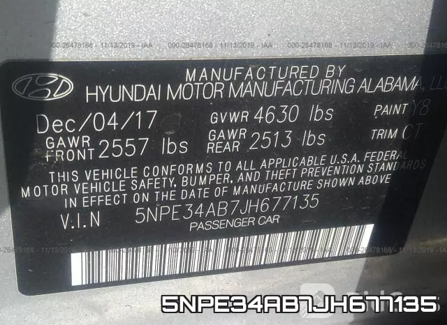 5NPE34AB7JH677135 фото 8