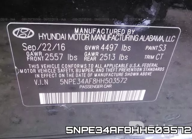5NPE34AF8HH503572 фото 9