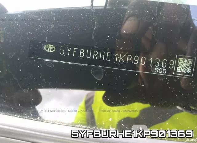 5YFBURHE1KP901369 фото 10