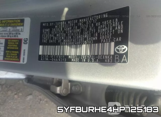 5YFBURHE4HP725183 фото 10