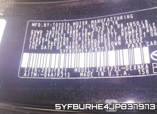 5YFBURHE4JP837973 фото 10