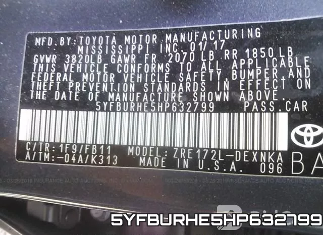 5YFBURHE5HP632799 фото 10