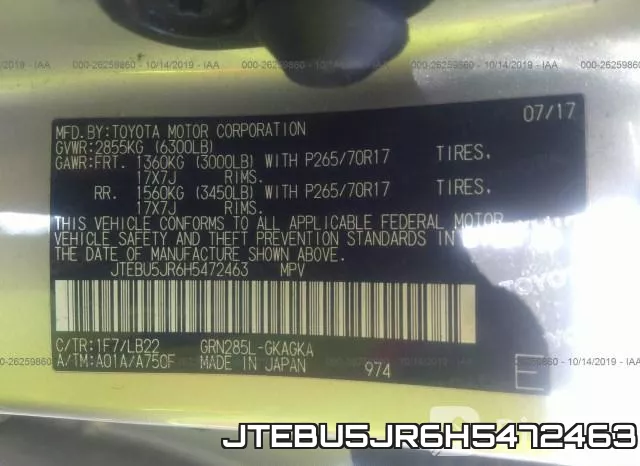 JTEBU5JR6H5472463 фото 10