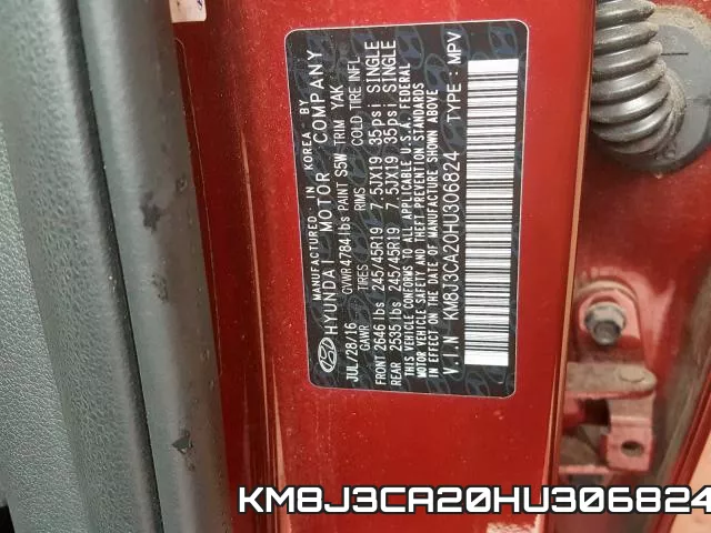 KM8J3CA20HU306824 фото 2