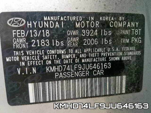 KMHD74LF9JU646163 фото 2