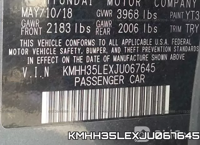 KMHH35LEXJU067645 фото 8