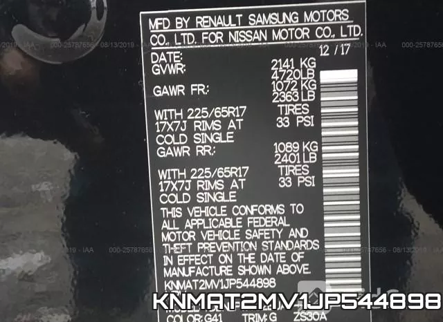 KNMAT2MV1JP544898 фото 10