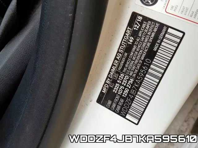WDDZF4JB7KA595610 фото 2