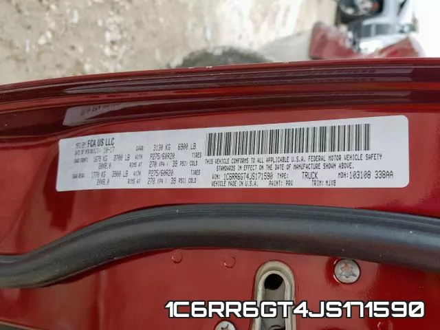 1C6RR6GT4JS171590 фото 2