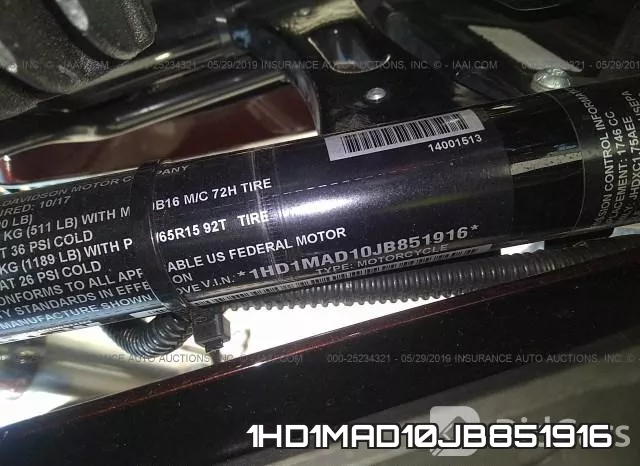 1HD1MAD10JB851916 фото 2