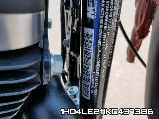 1HD4LE211KC437386 фото 2