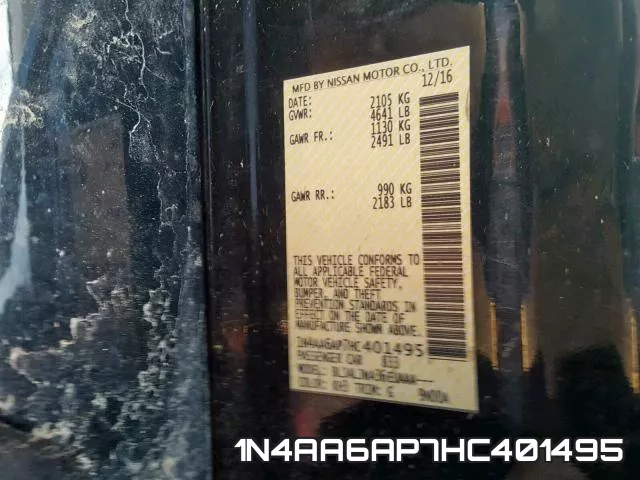 1N4AA6AP7HC401495 фото 2