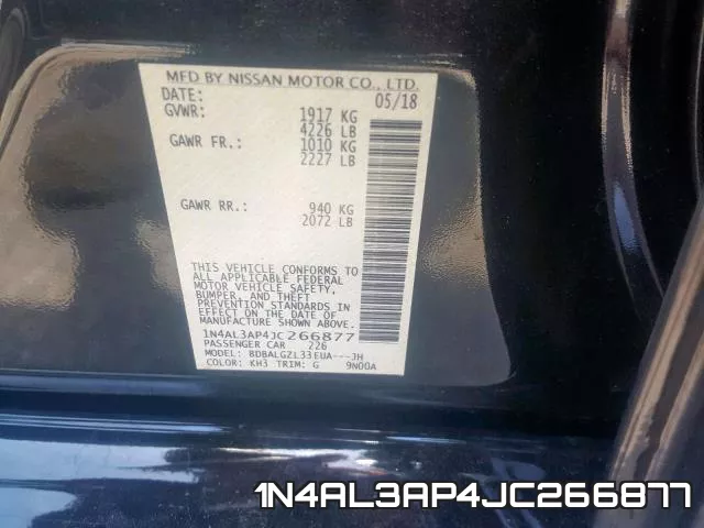 1N4AL3AP4JC266877 фото 2
