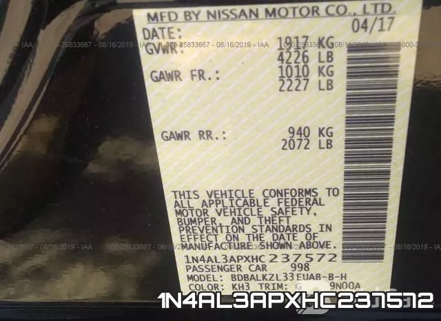 1N4AL3APXHC237572 фото 10
