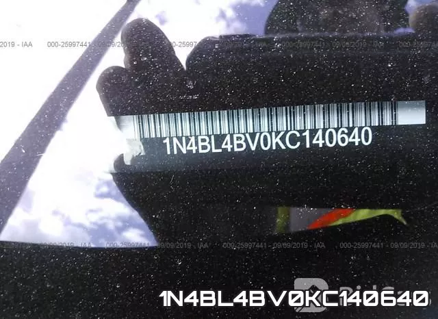 1N4BL4BV0KC140640 фото 9
