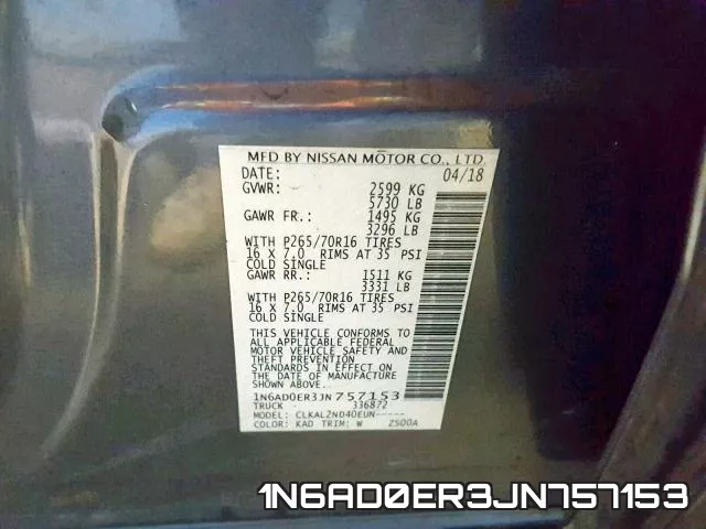 1N6AD0ER3JN757153 фото 2