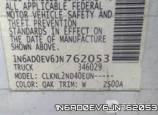 1N6AD0EV6JN762053 фото 10