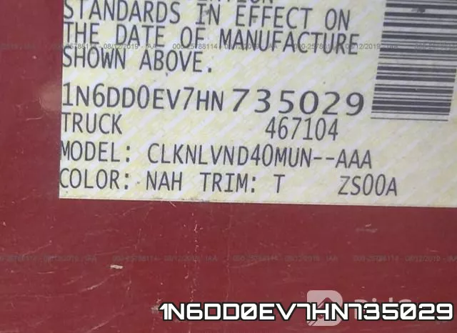 1N6DD0EV7HN735029 фото 9