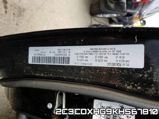 2C3CDXHG9KH567810 фото 2