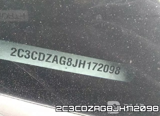 2C3CDZAG8JH172098 фото 9