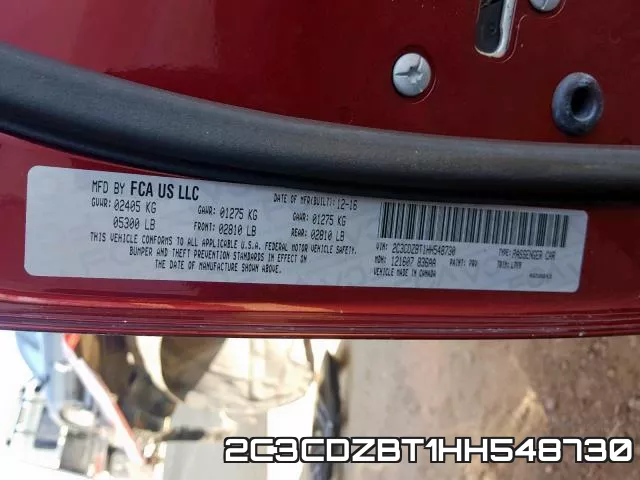 2C3CDZBT1HH548730 фото 2