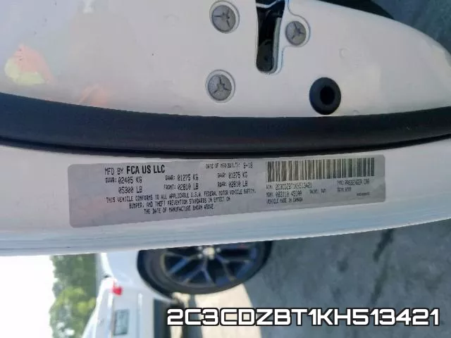 2C3CDZBT1KH513421 фото 2