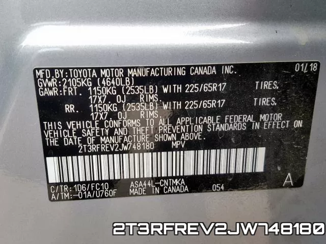 2T3RFREV2JW748180 фото 2