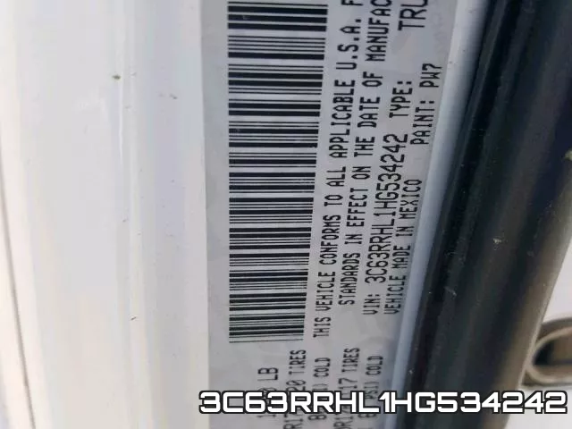 3C63RRHL1HG534242 фото 2