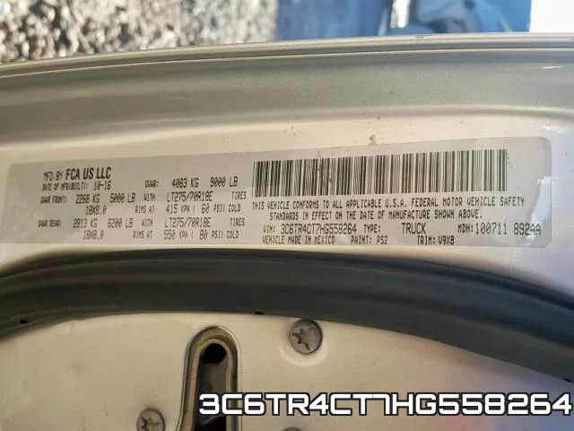 3C6TR4CT7HG558264 фото 2