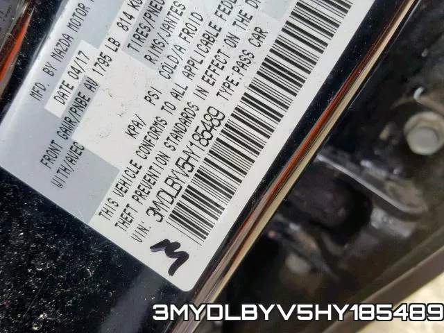 3MYDLBYV5HY185489 фото 2