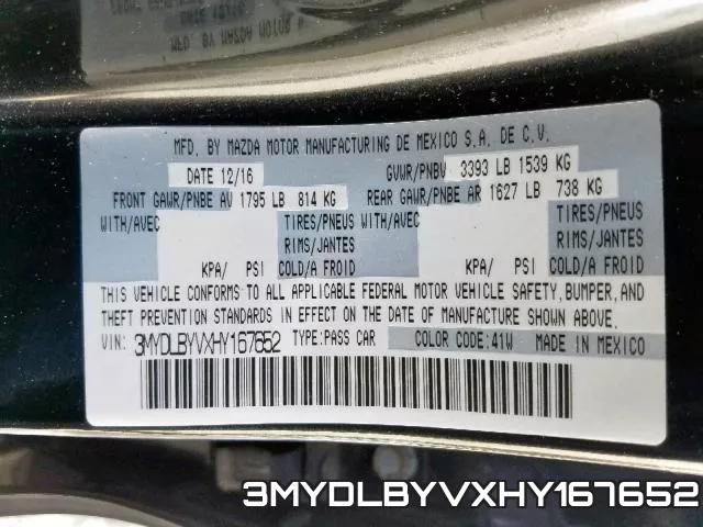 3MYDLBYVXHY167652 фото 2