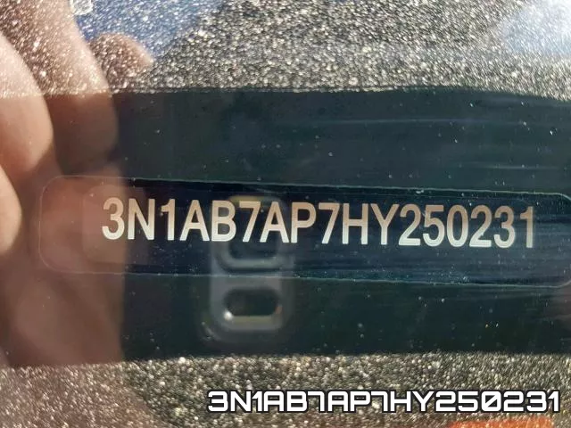 3N1AB7AP7HY250231 фото 2