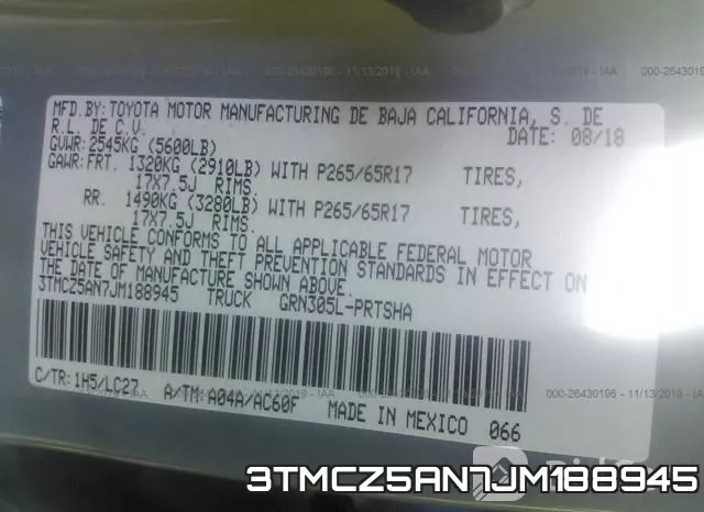 3TMCZ5AN7JM188945 фото 9