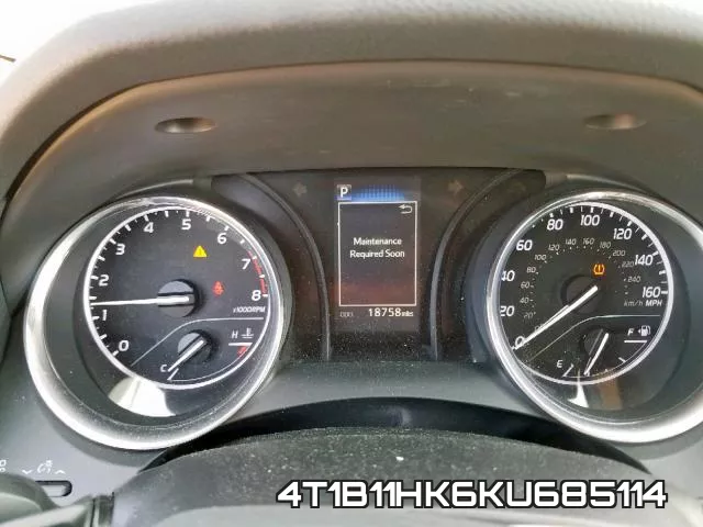 4T1B11HK6KU685114 фото 9