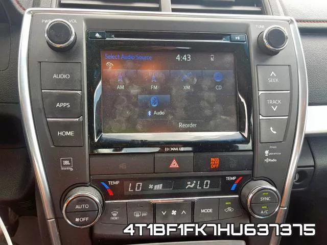4T1BF1FK7HU637375 фото 9