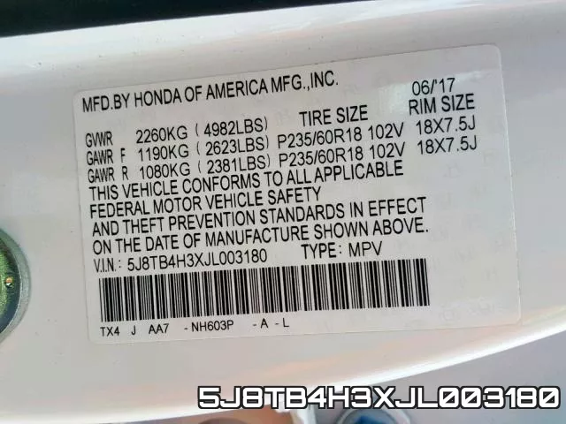 5J8TB4H3XJL003180 фото 2