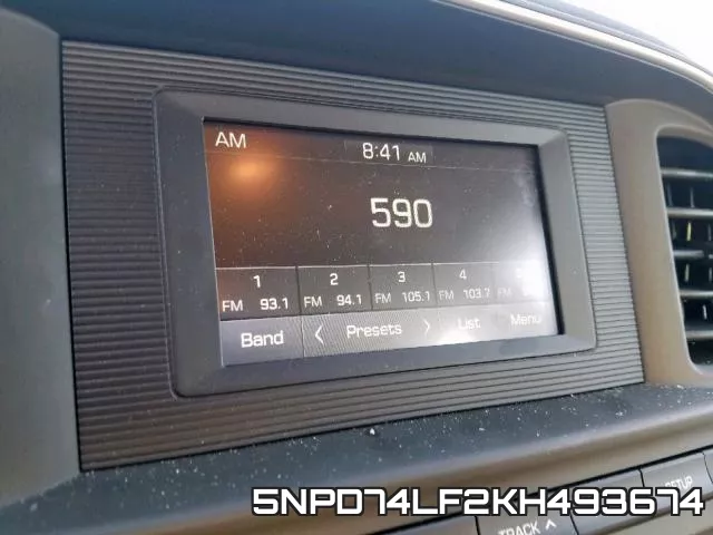 5NPD74LF2KH493674 фото 9