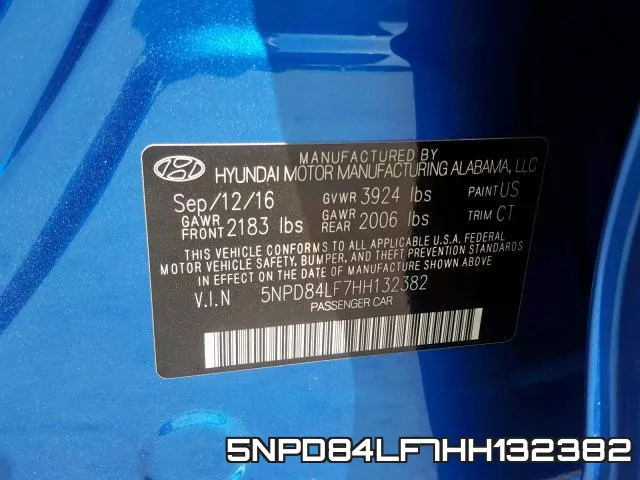 5NPD84LF7HH132382 фото 2