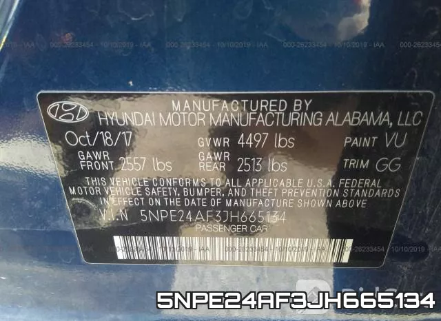 5NPE24AF3JH665134 фото 8