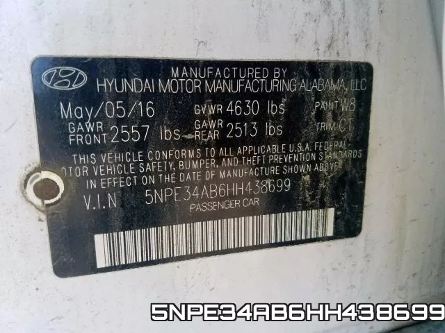 5NPE34AB6HH438699 фото 2