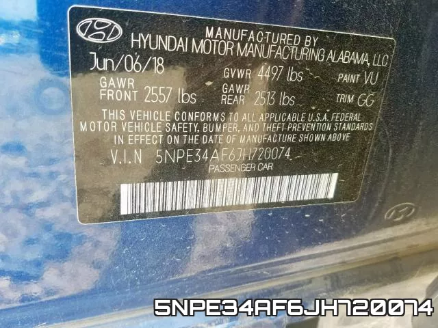 5NPE34AF6JH720074 фото 2