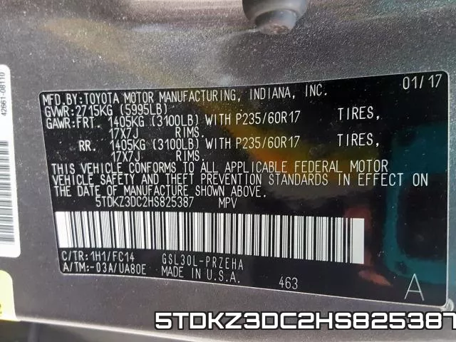 5TDKZ3DC2HS825387 фото 2