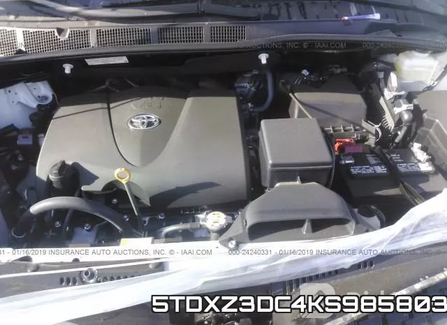 5TDXZ3DC4KS985803 фото 2