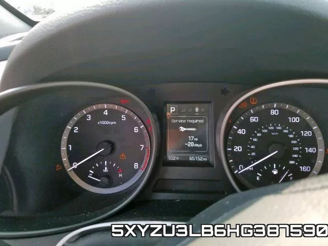 5XYZU3LB6HG387590 фото 8