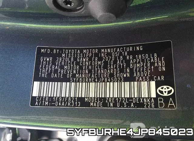 5YFBURHE4JP845023 фото 9