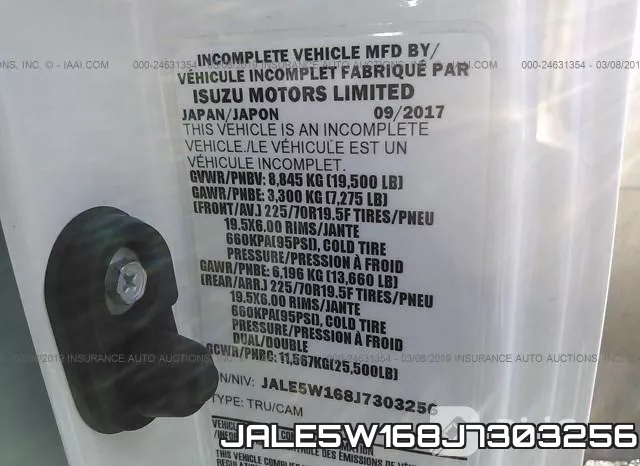 JALE5W168J7303256 фото 10