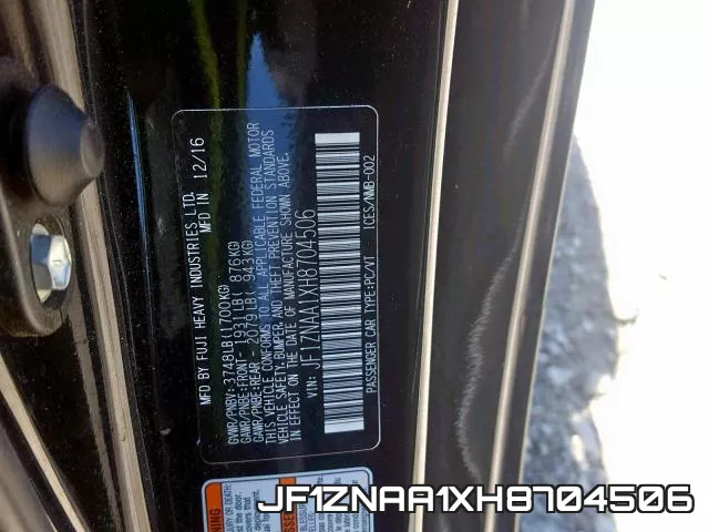 JF1ZNAA1XH8704506 фото 2
