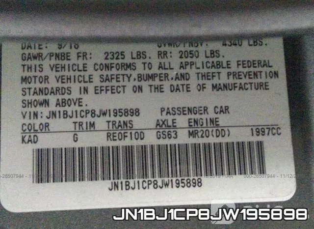 JN1BJ1CP8JW195898 фото 9