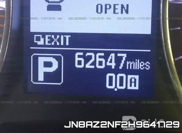 JN8AZ2NF2H9641729 фото 6